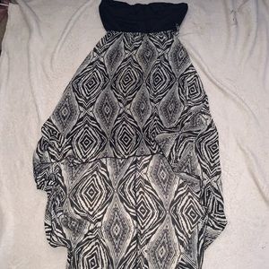 Rue 21 strapless high low dress